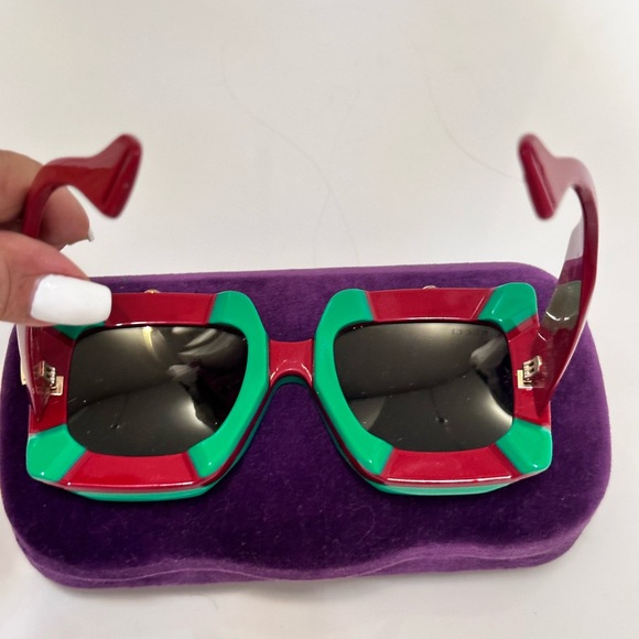 🌹GUCCI LIMITED EDITION SUNGLASSES MIRROR GLASSES runway - Picture 12 of 14